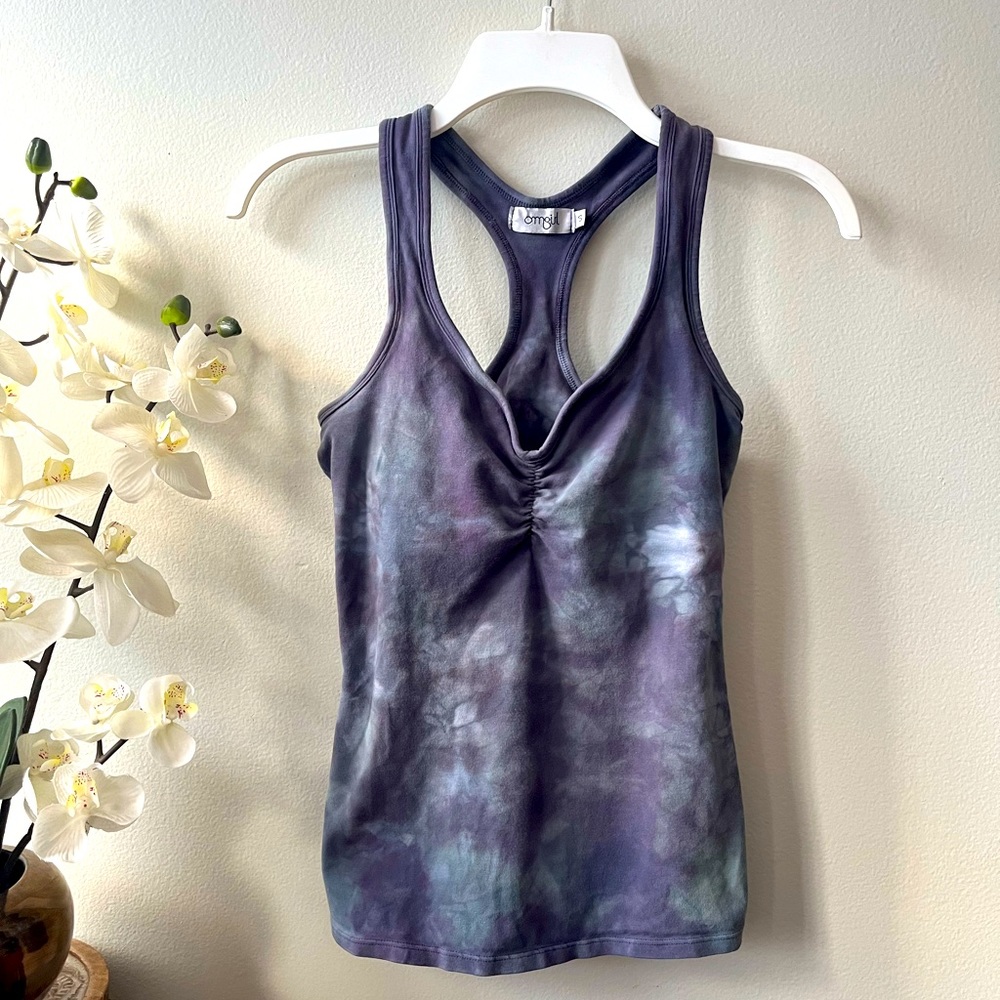 Om Girl Racerback Organic Yoga Tank